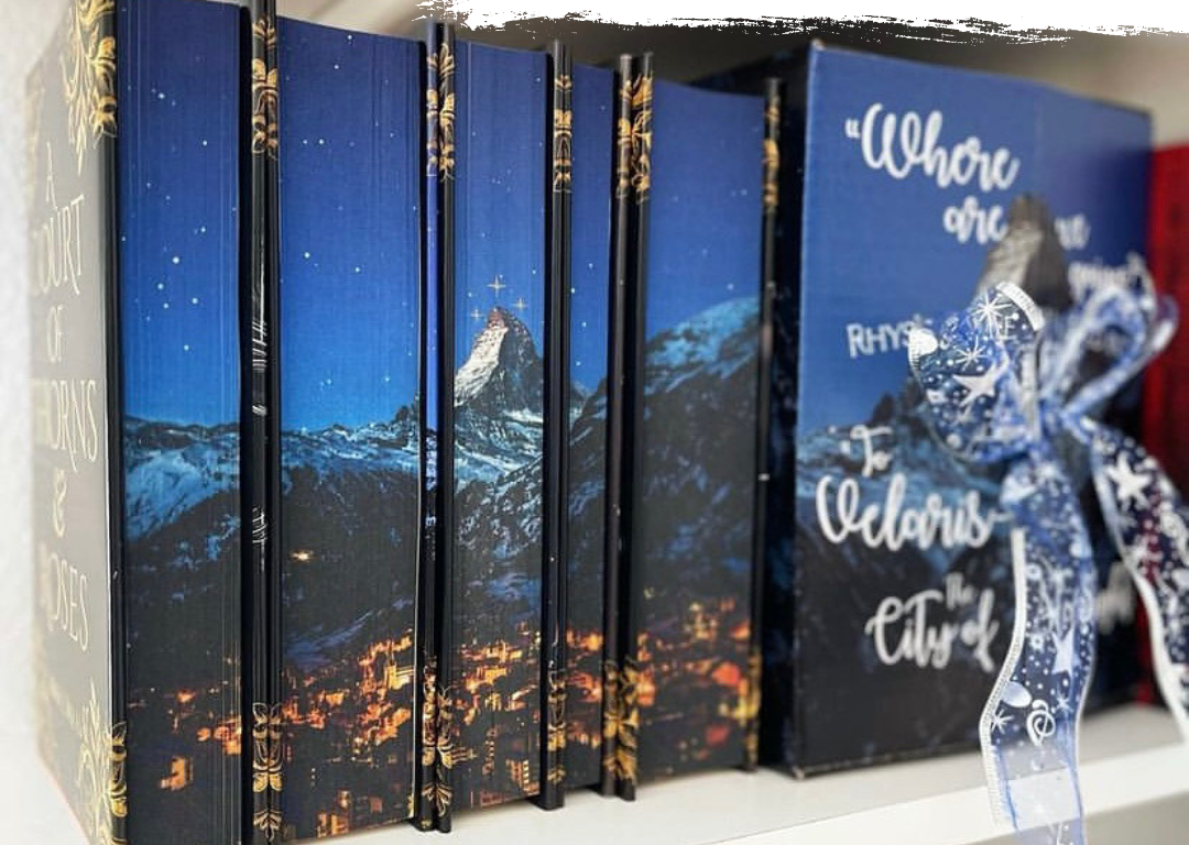 Velaris X ACOTAR Special Edition Book Box Set with Velaris Printed Pag –